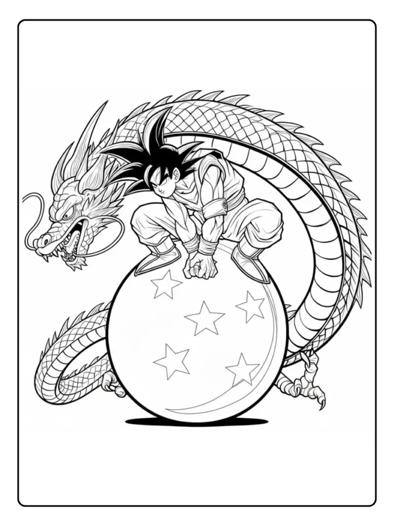 Disegni da Colorare di Dragon Ball (2)