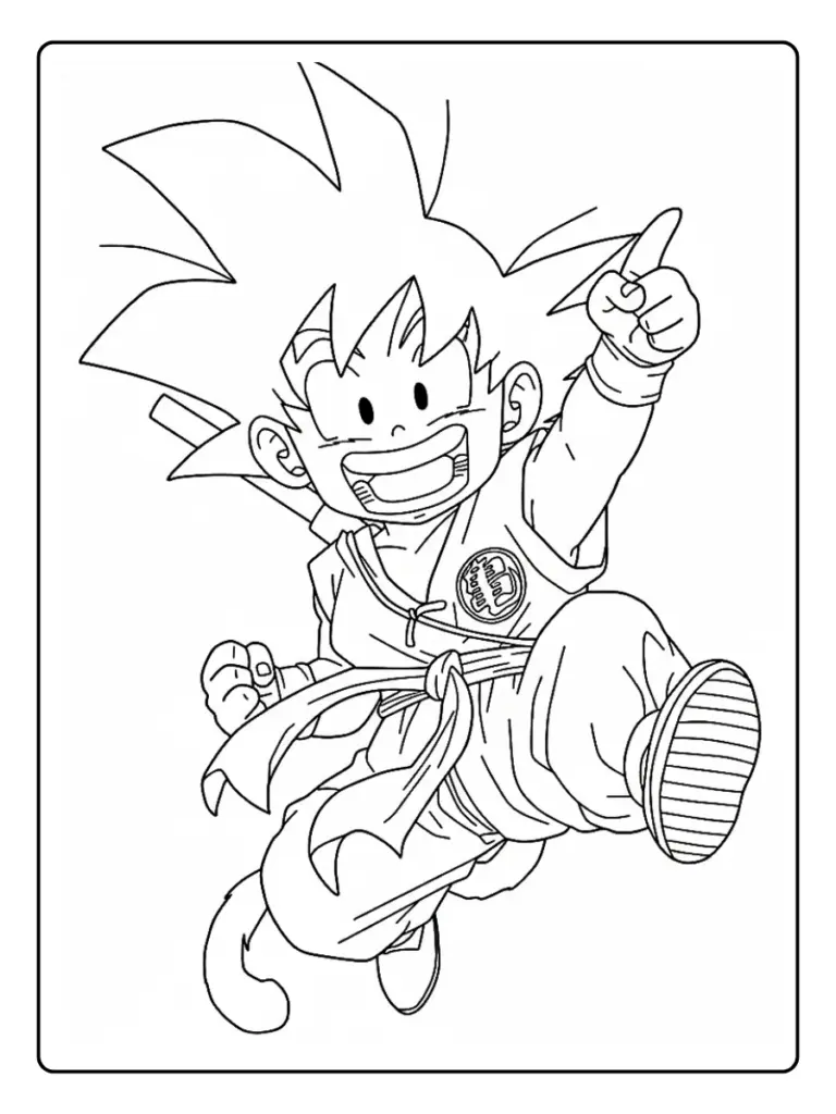 Disegni da Colorare di Dragon Ball (4)