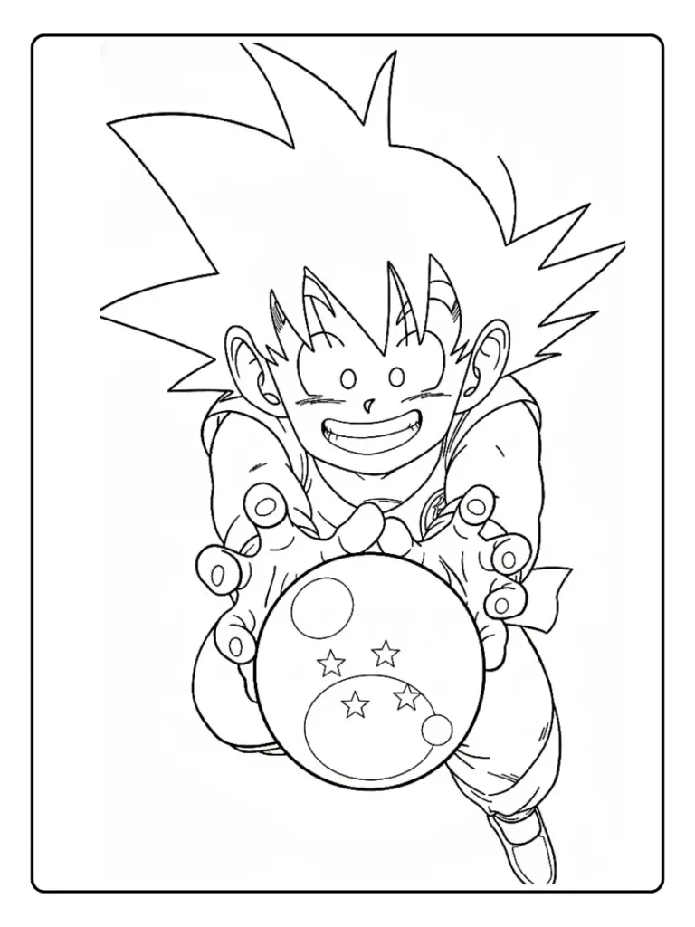 Disegni da Colorare di Dragon Ball