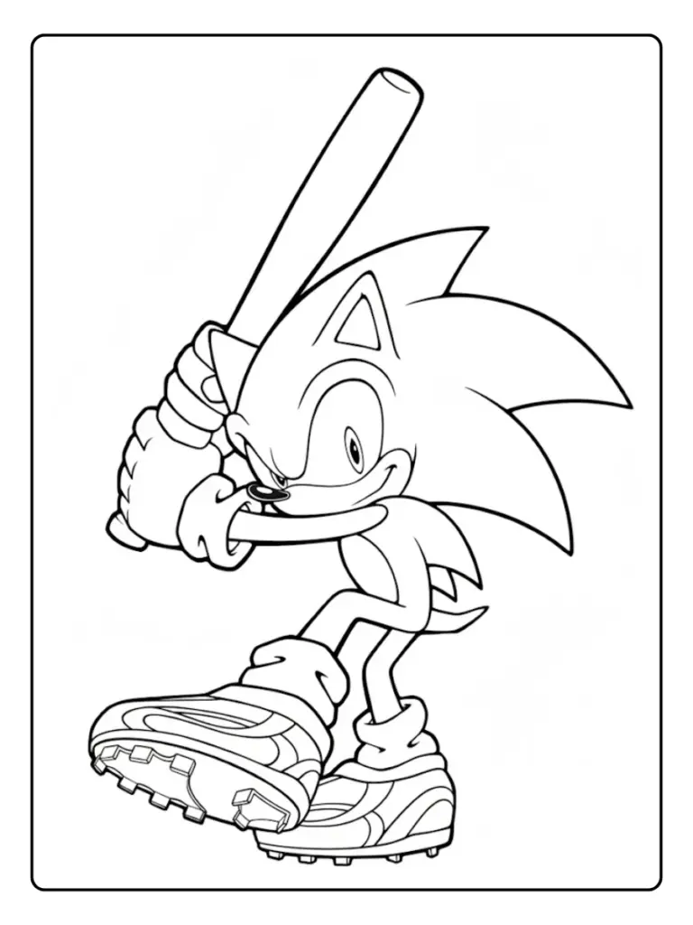 Disegni da Colorare di Sonic