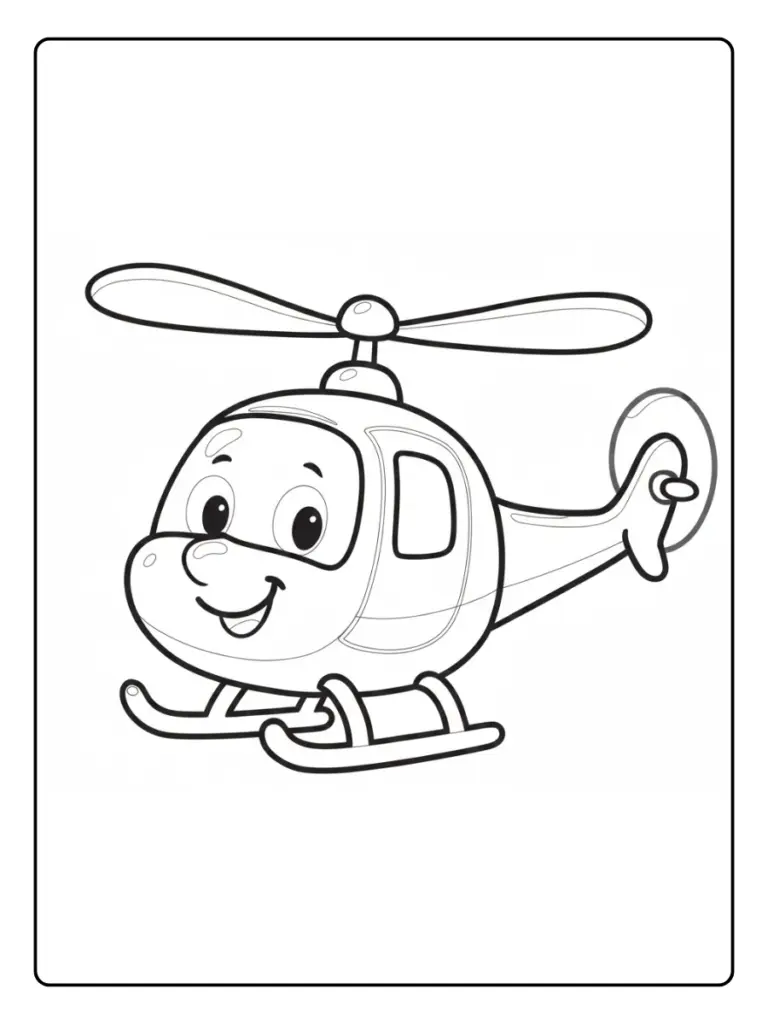 Disegni di Aerei da Colorare (13)