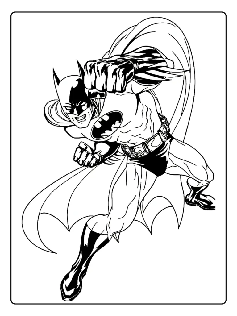 Disegni di Batman da Colorare (1)