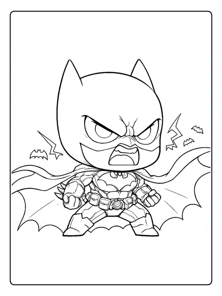 Disegni di Batman da Colorare (10)