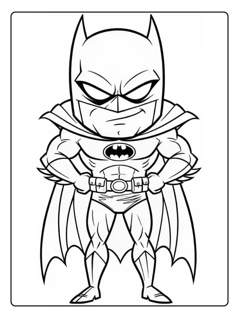 Disegni di Batman da Colorare (13)