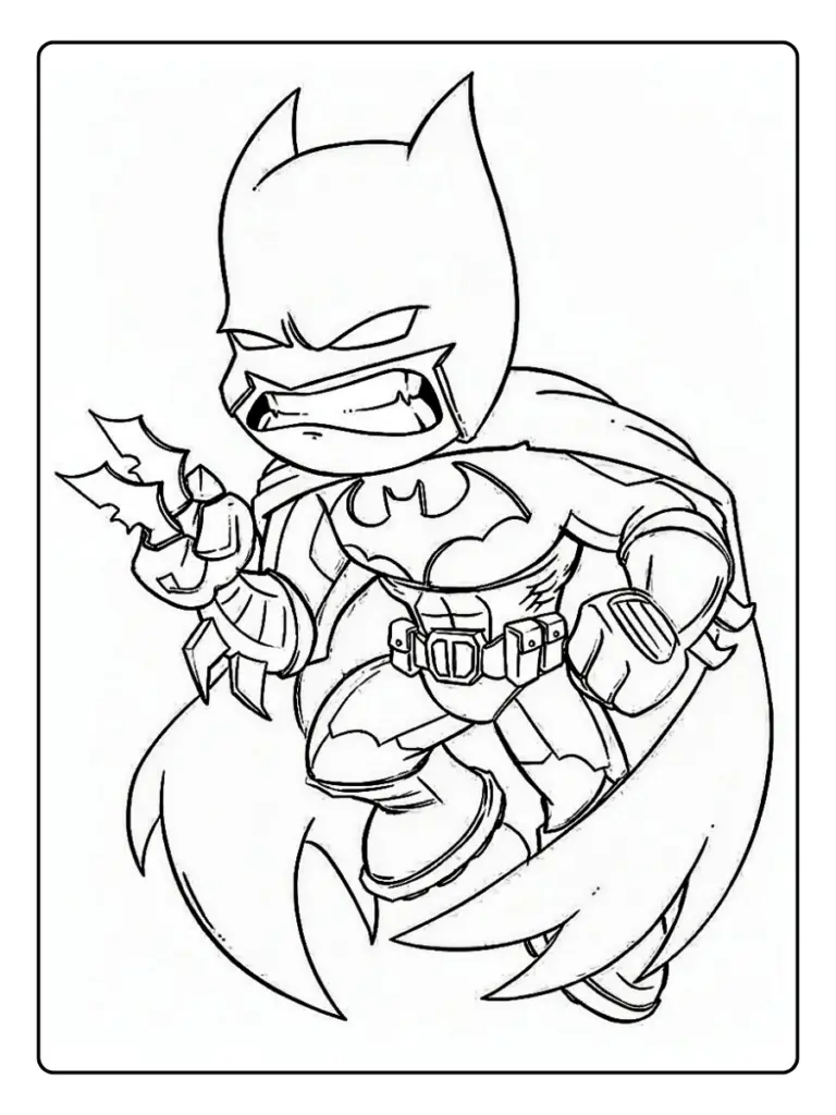 Disegni di Batman da Colorare (14)