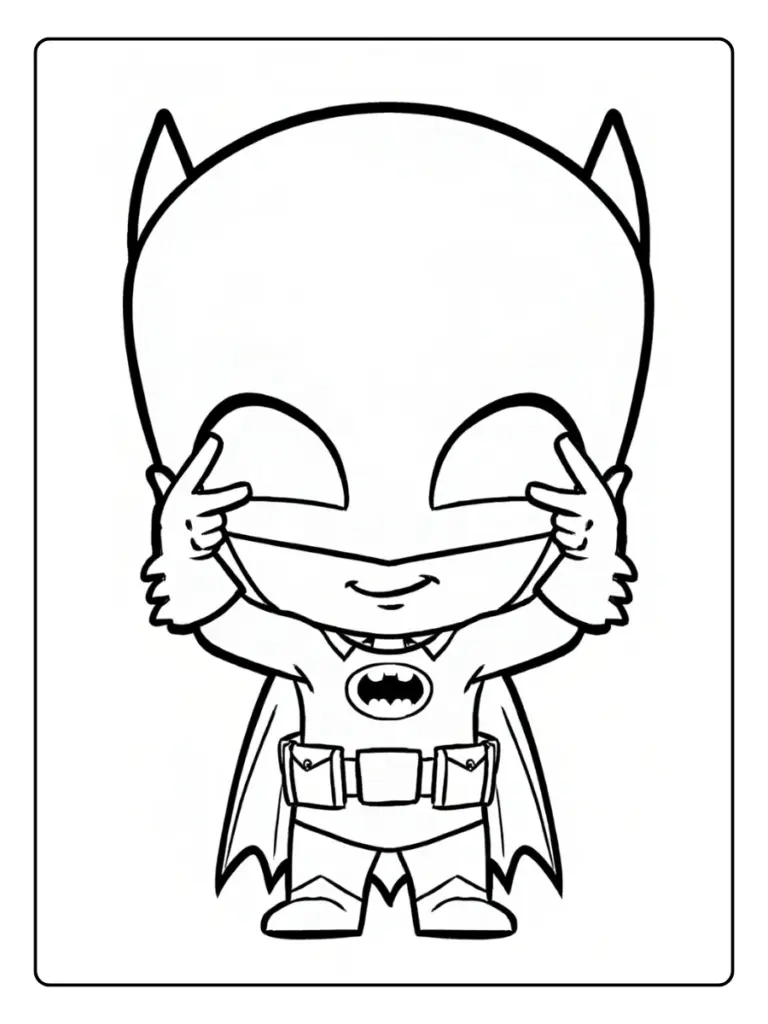 Disegni di Batman da Colorare (2)