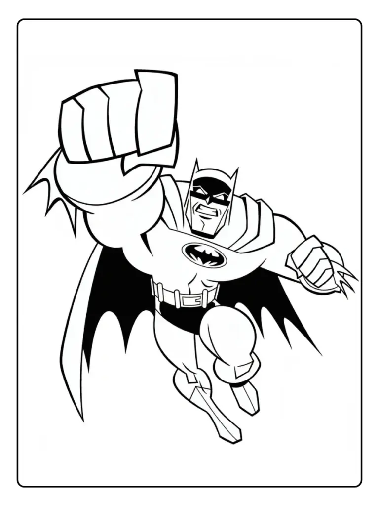 Disegni di Batman da Colorare (4)