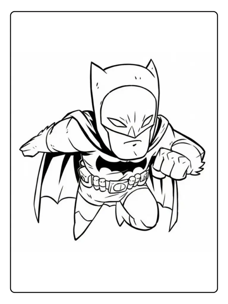 Disegni di Batman da Colorare (6)