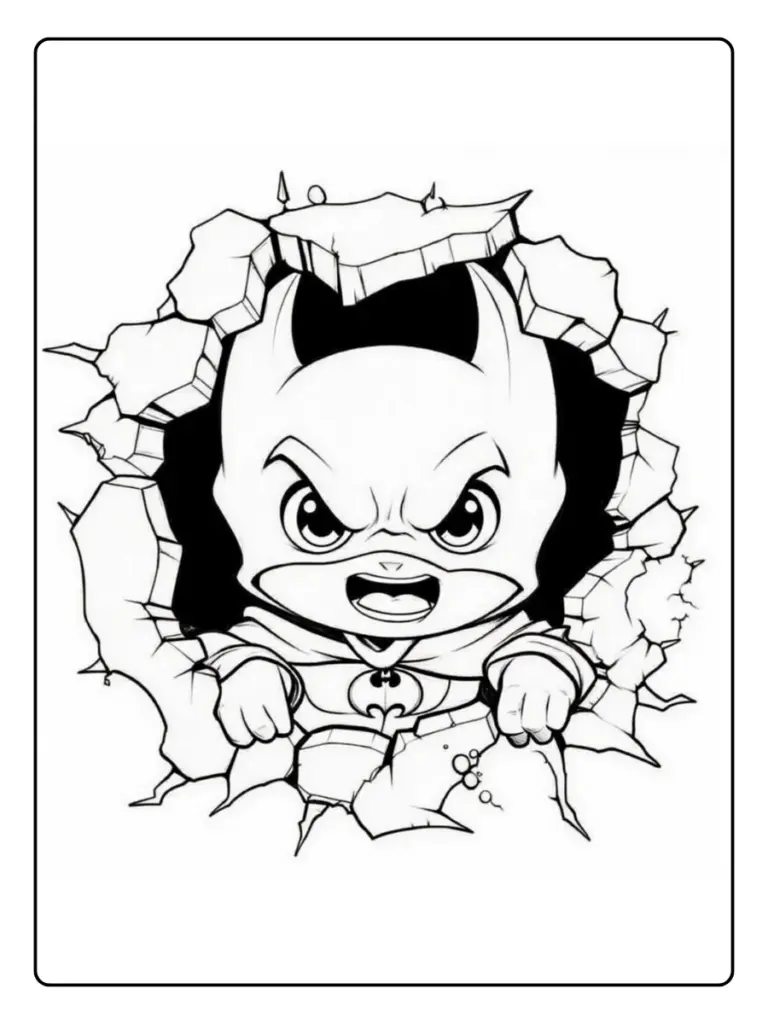 Disegni di Batman da Colorare (7)