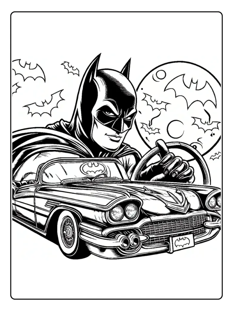 Disegni di Batman da Colorare (8)