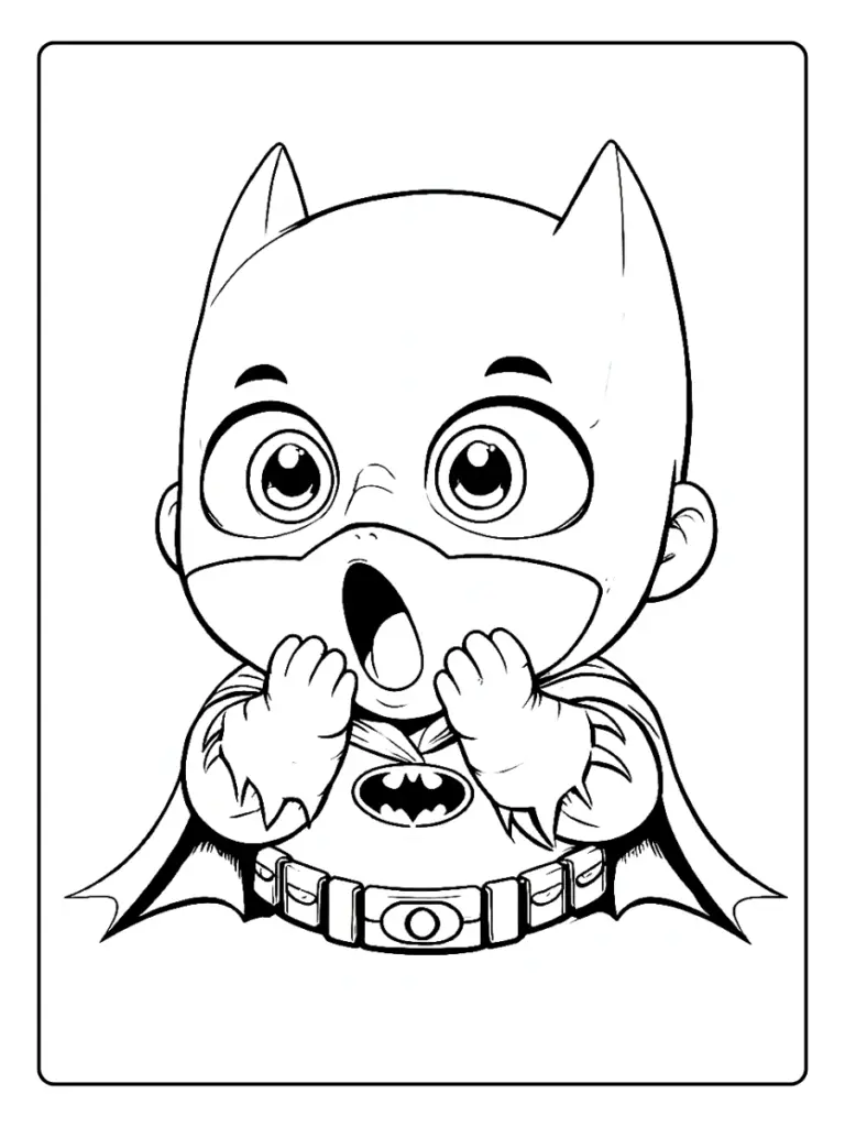 Disegni di Batman da Colorare (9)