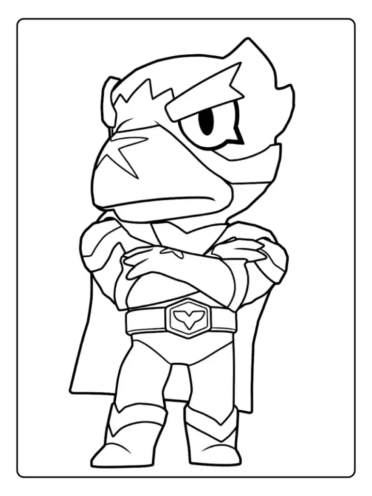Disegni di Brawl Stars da Colorare (1)