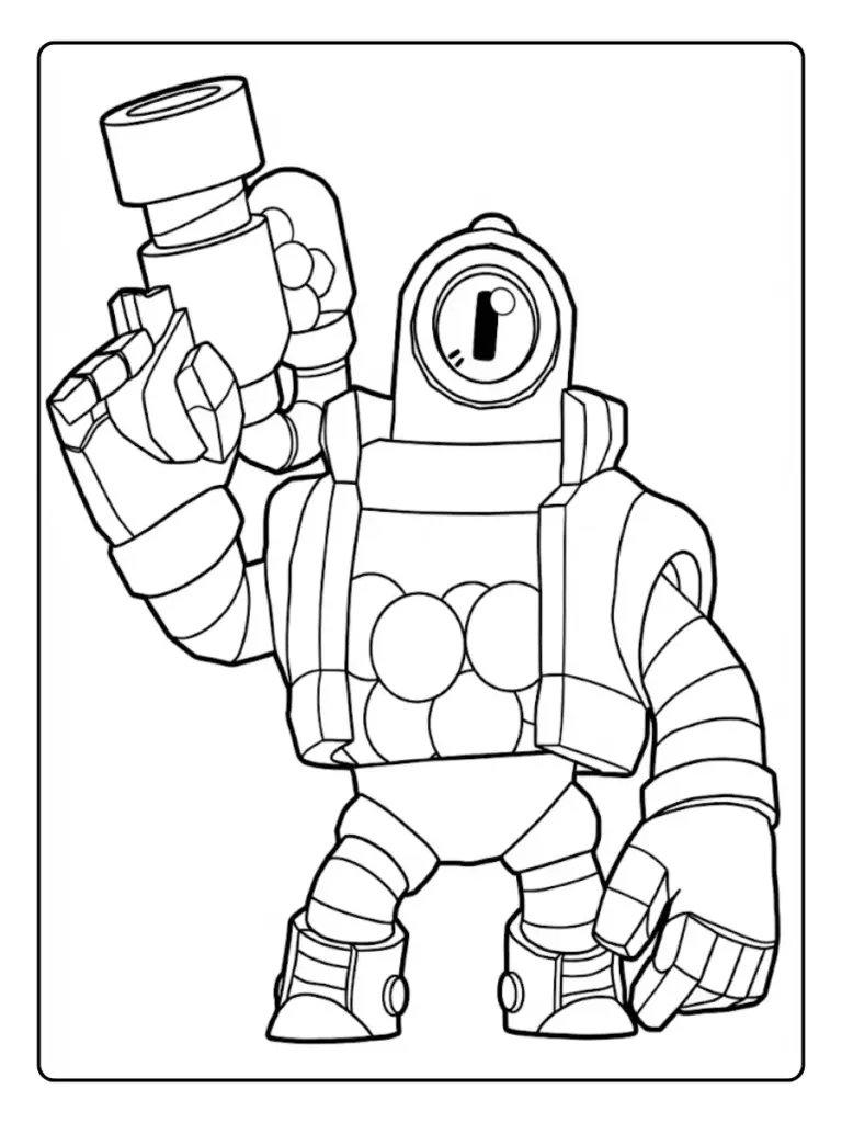 Disegni di Brawl Stars da Colorare (12)