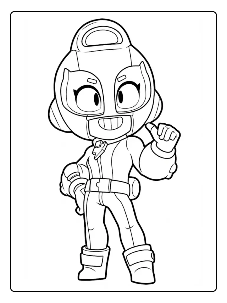 Disegni di Brawl Stars da Colorare (2)