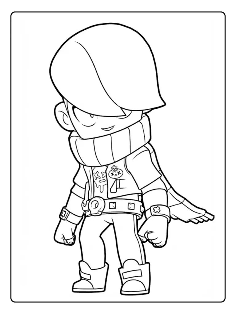 Disegni di Brawl Stars da Colorare (4)
