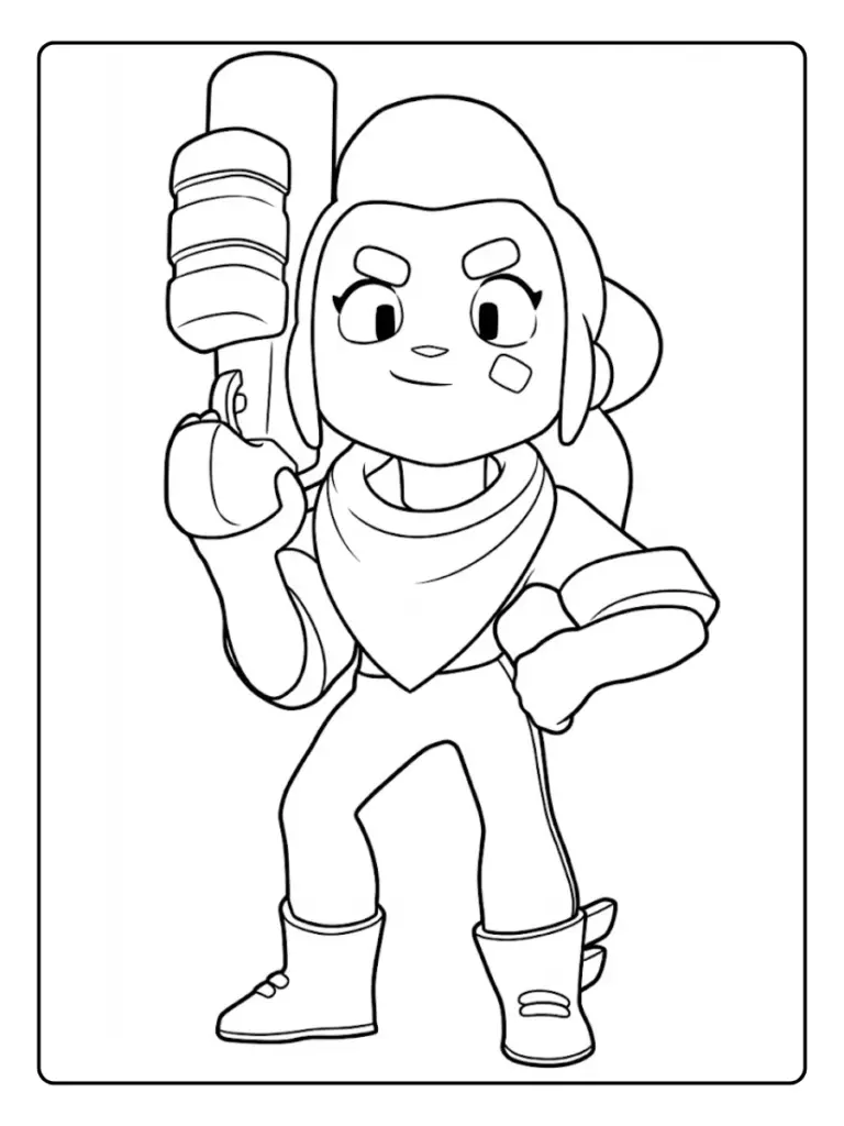 Disegni di Brawl Stars da Colorare (5)