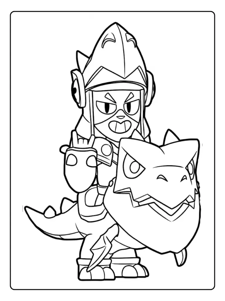 Disegni di Brawl Stars da Colorare (8)