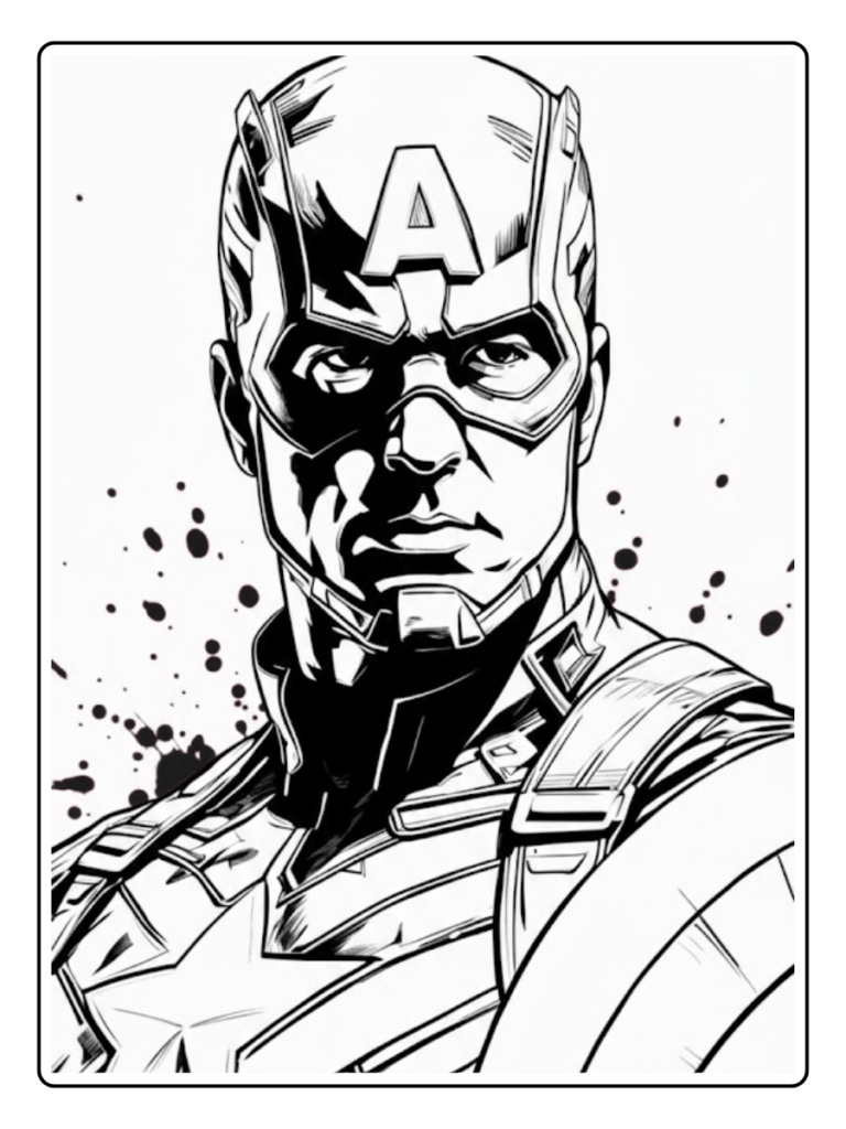 Disegni Di Capitan America Da Colorare 13