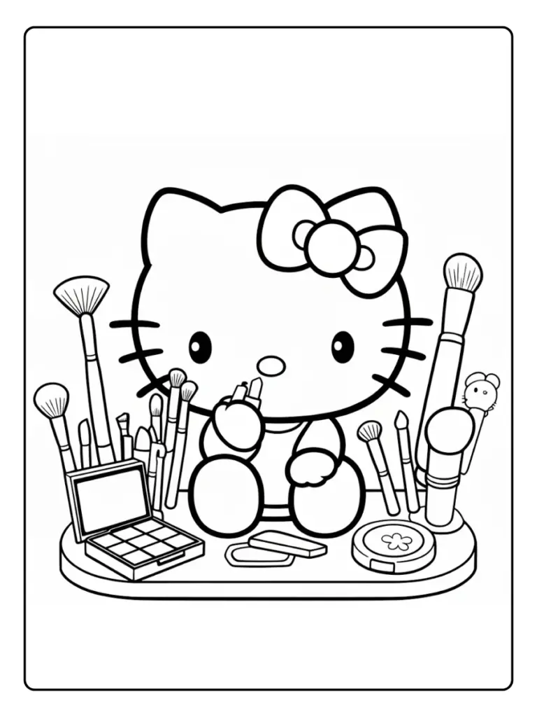 Disegni di Hello Kitty da Colorare (11)