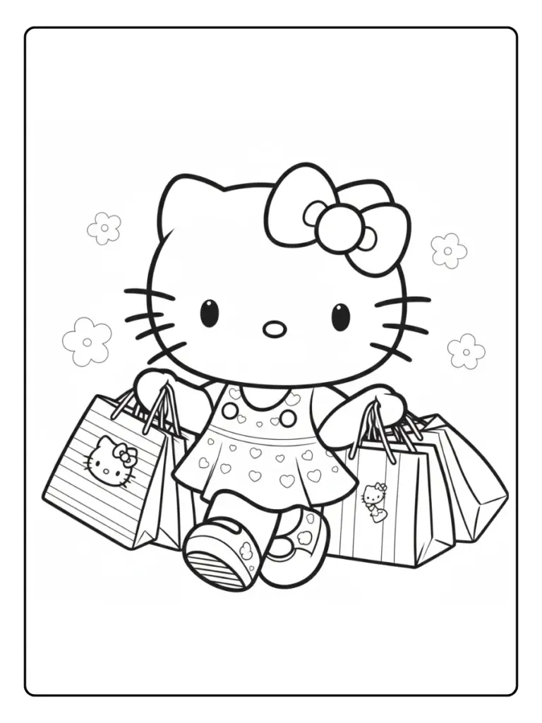 Disegni di Hello Kitty da Colorare (13)