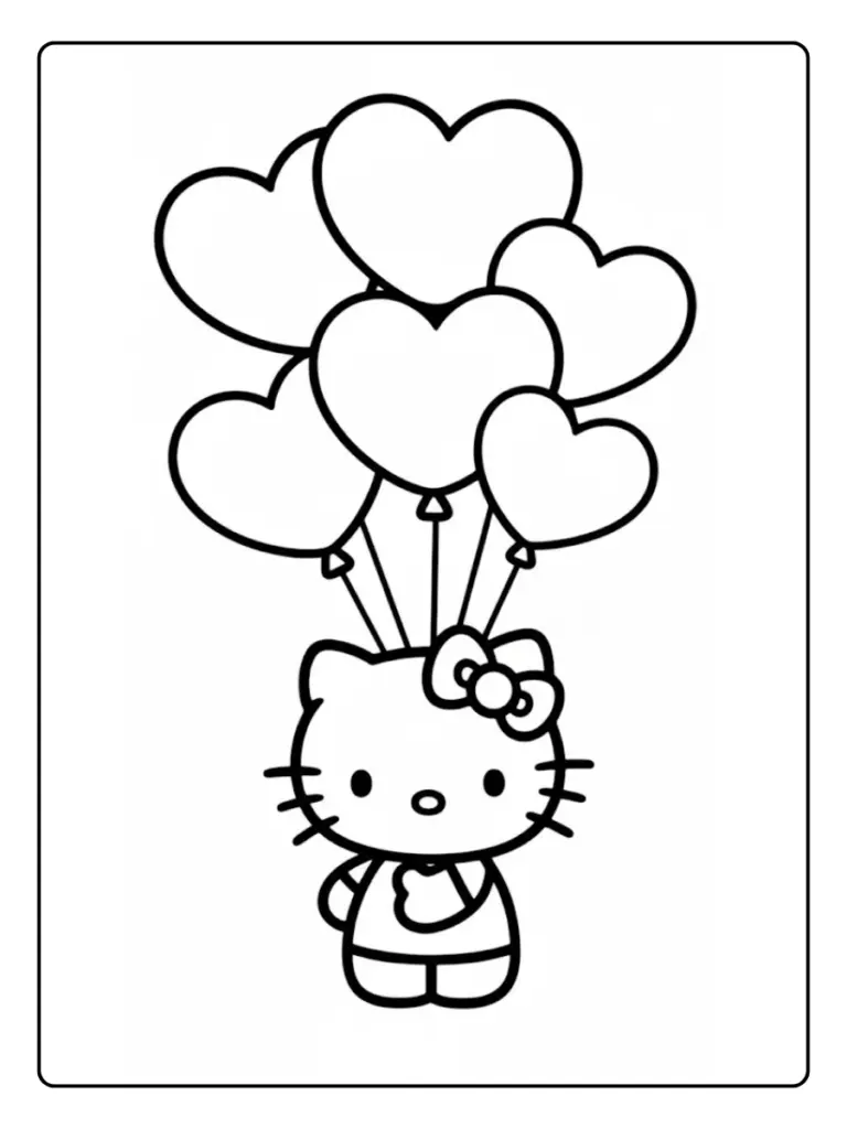 Disegni di Hello Kitty da Colorare (15)