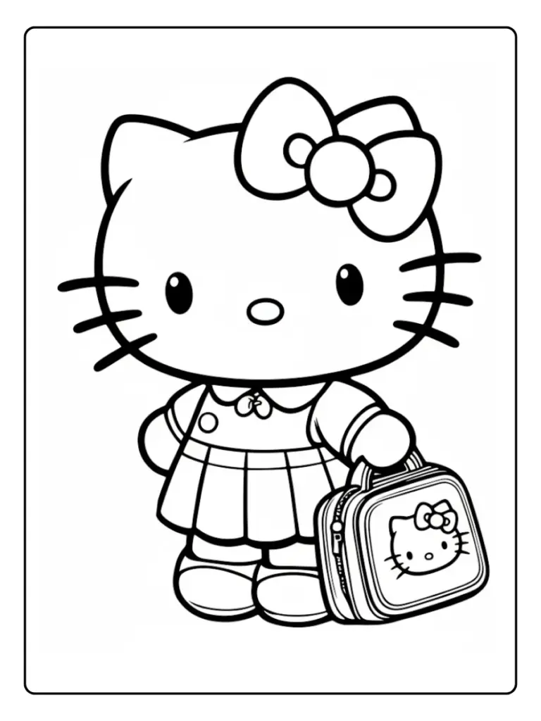 Disegni di Hello Kitty da Colorare (9)
