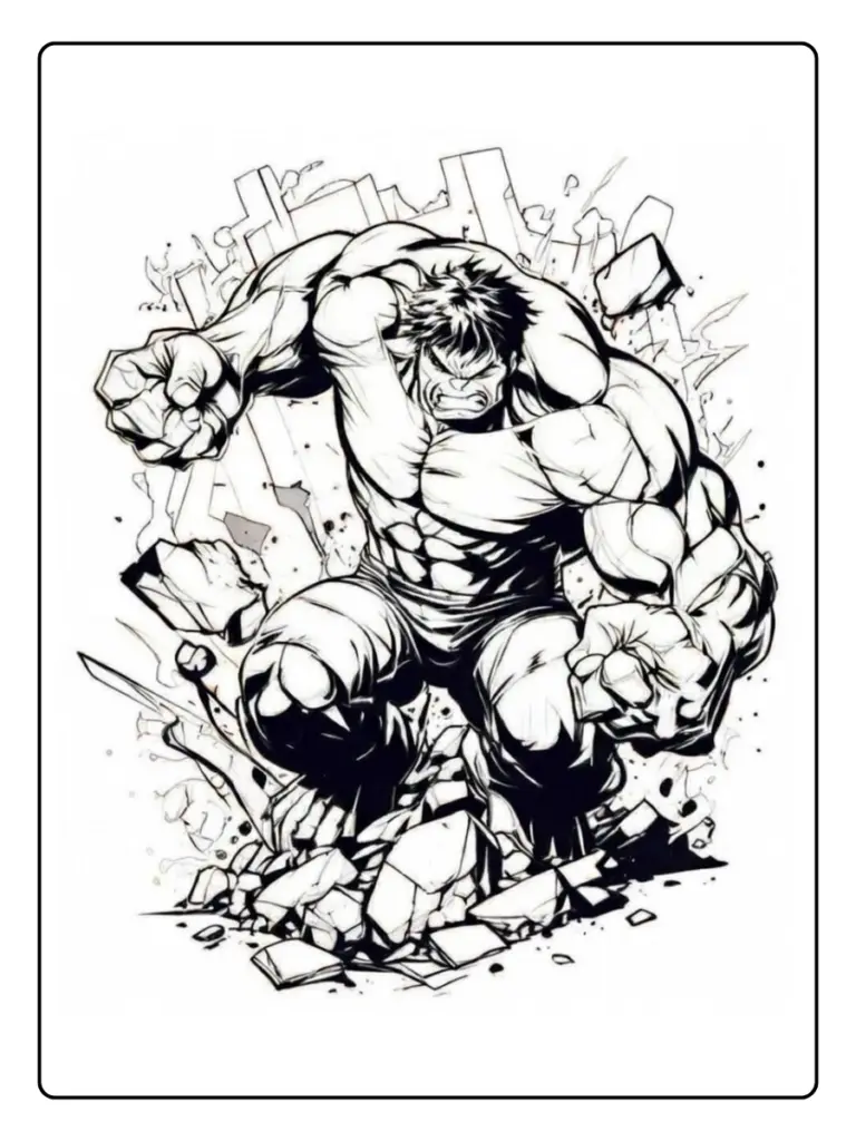 Disegni Di Hulk Da Colorare 10