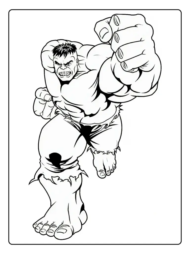 Disegni Di Hulk Da Colorare 12