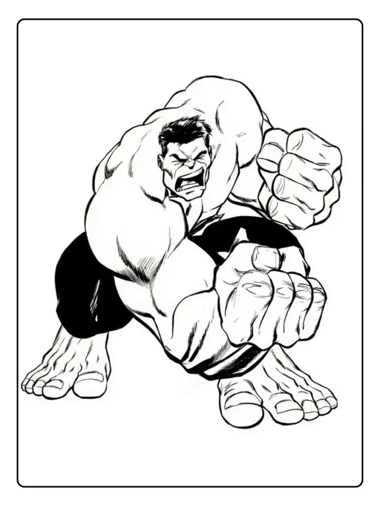 Disegni Di Hulk Da Colorare 14