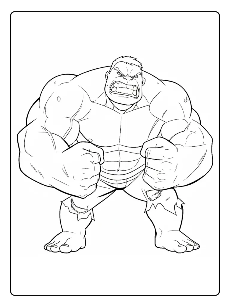 Disegni di Hulk da Colorare