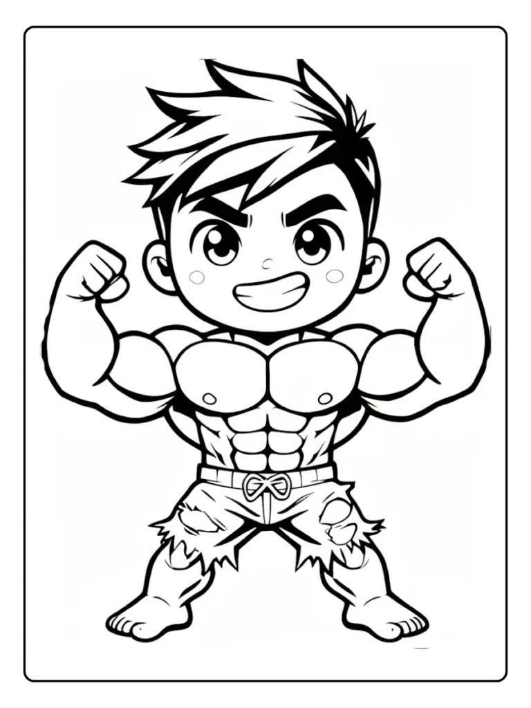 Disegni Di Hulk Da Colorare 5