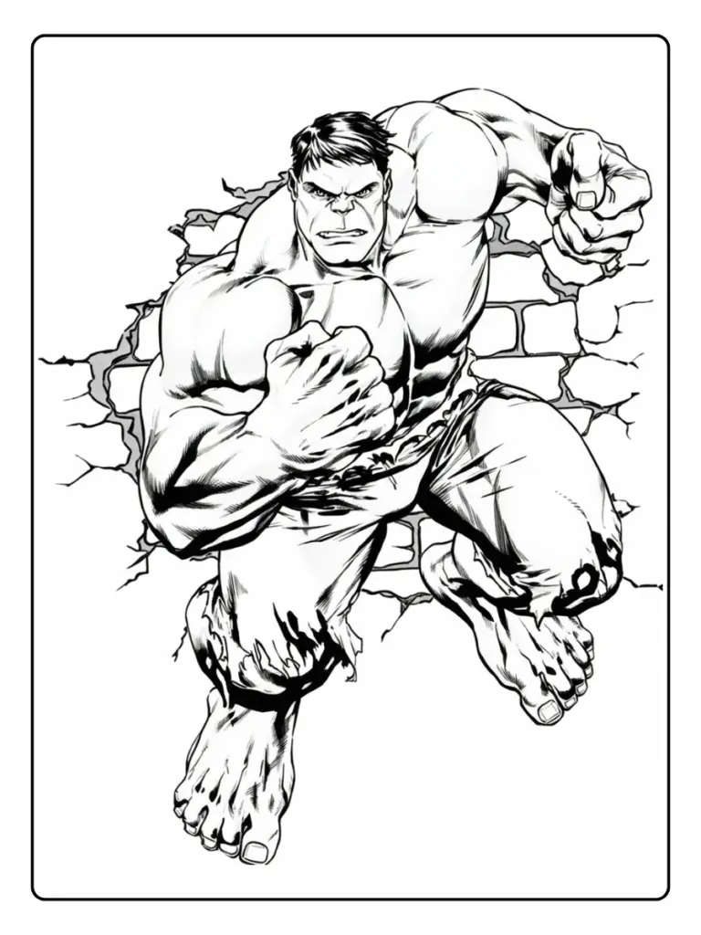 Disegni Di Hulk Da Colorare 6