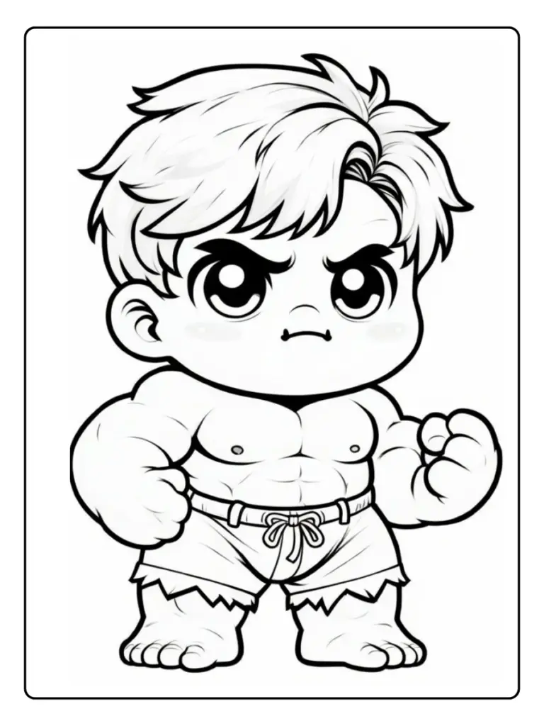 Disegni Di Hulk Da Colorare 7