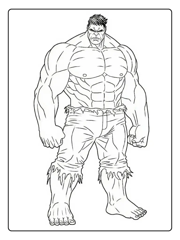 Disegni Di Hulk Da Colorare 8