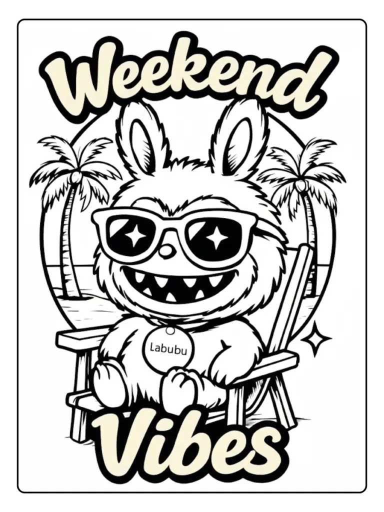 Disegni di Labubu da Colorare (11)
