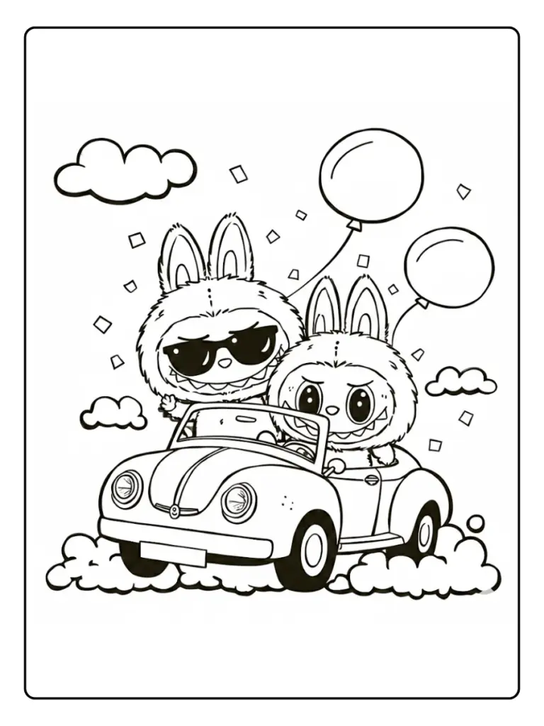 Disegni di Labubu da Colorare (12)