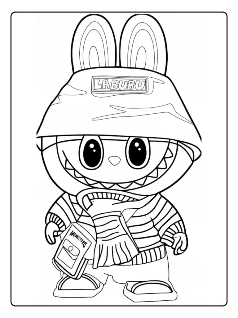 Disegni di Labubu da Colorare (13)