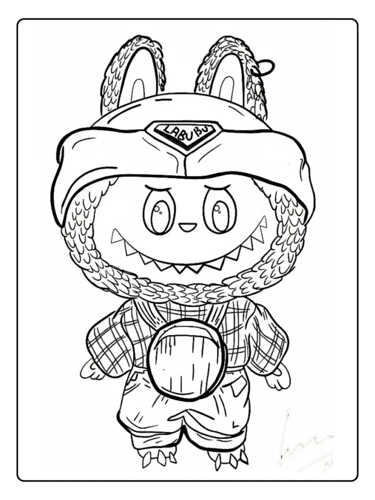 Disegni di Labubu da Colorare (14)