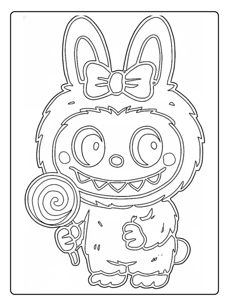 Disegni di Labubu da Colorare (15)
