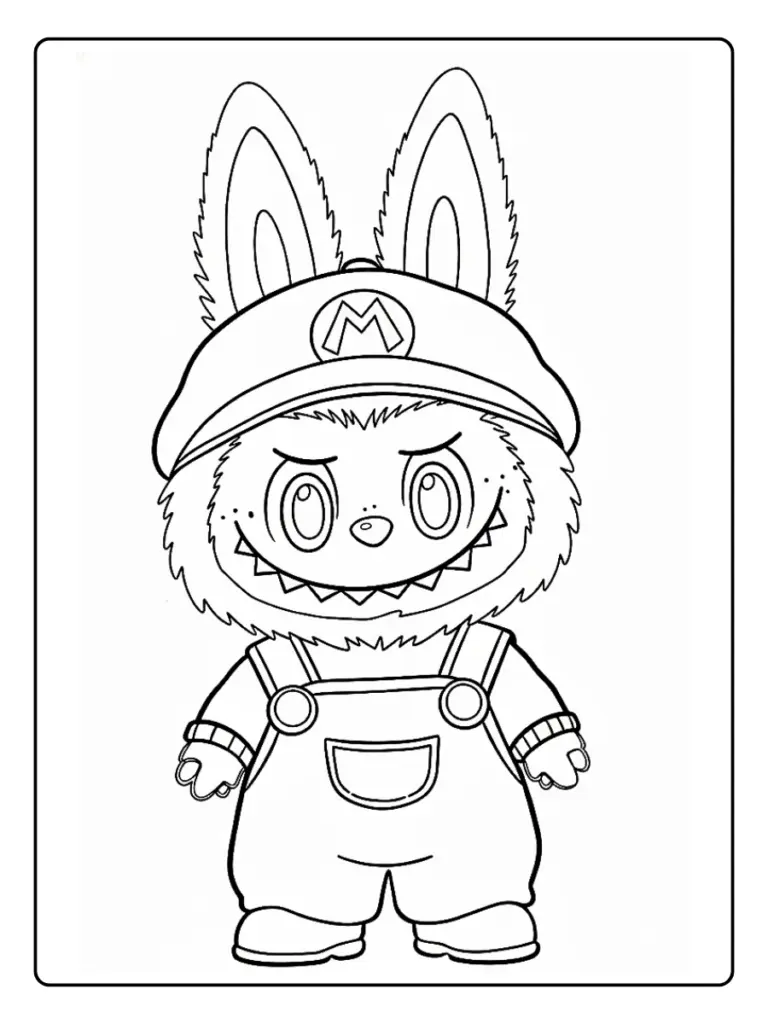 Disegni di Labubu da Colorare (6)
