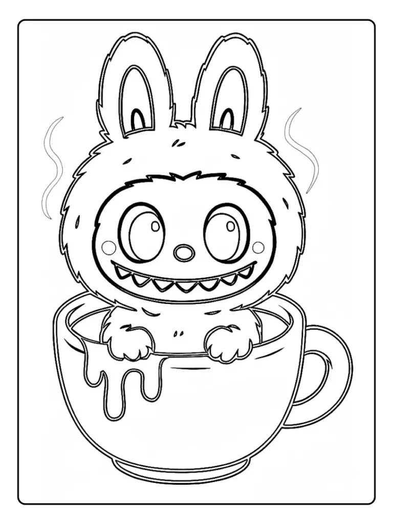 Disegni di Labubu da Colorare (9)