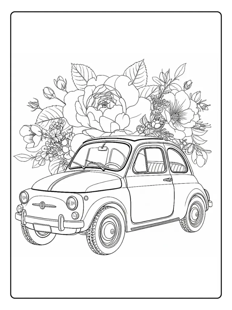 Disegni di Macchine da Colorare (11)