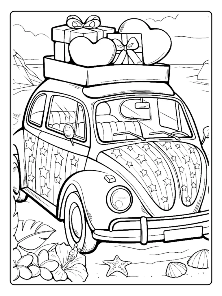 Disegni di Macchine da Colorare (13)