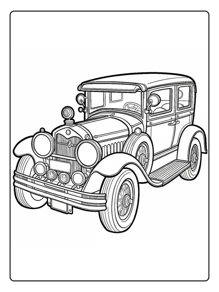 Disegni di Macchine da Colorare (14)