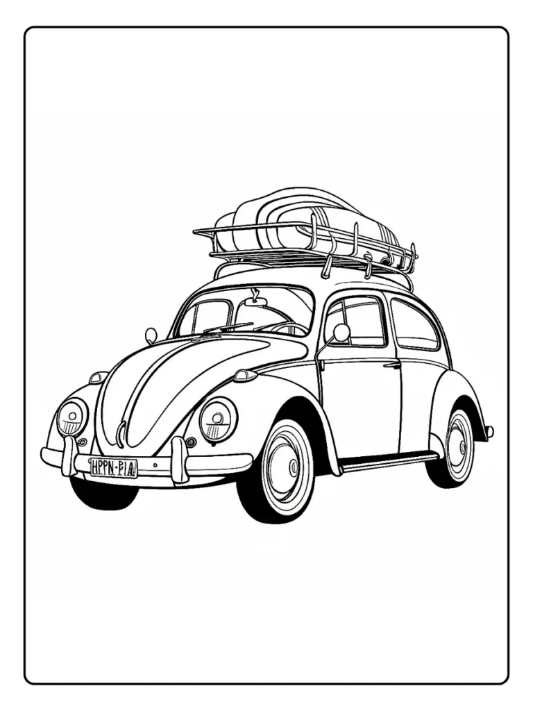 Disegni di Macchine da Colorare (5)