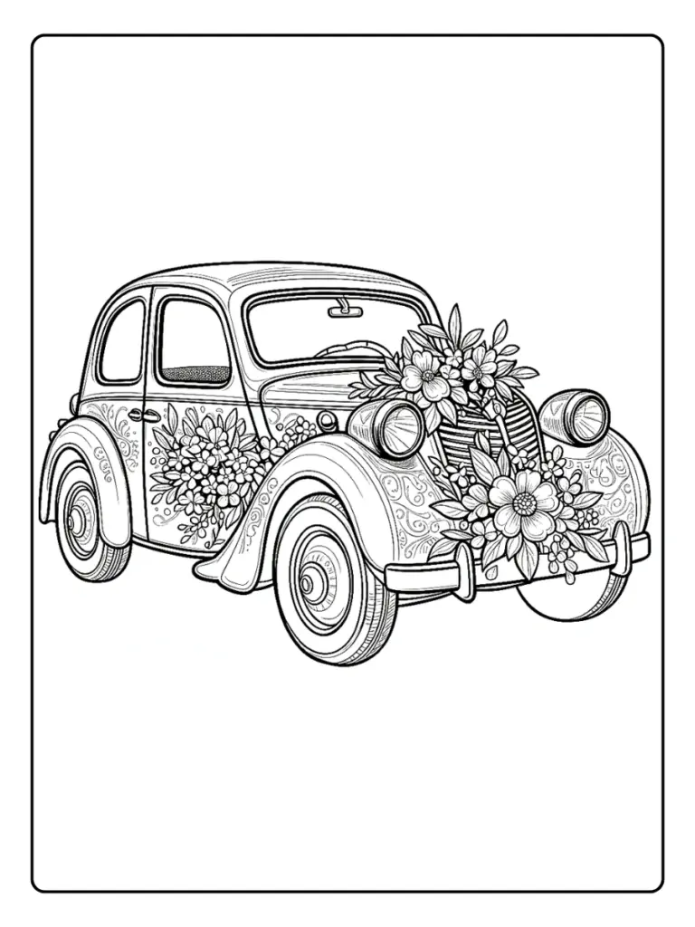 Disegni di Macchine da Colorare (8)