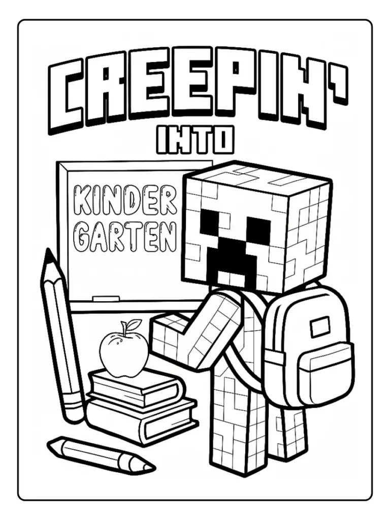 Disegni di Minecraft da Colorare (10)