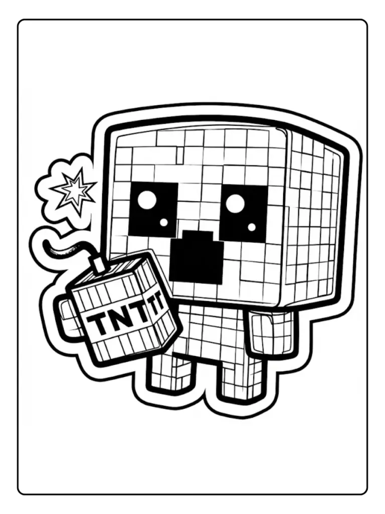 Disegni di Minecraft da Colorare (16)