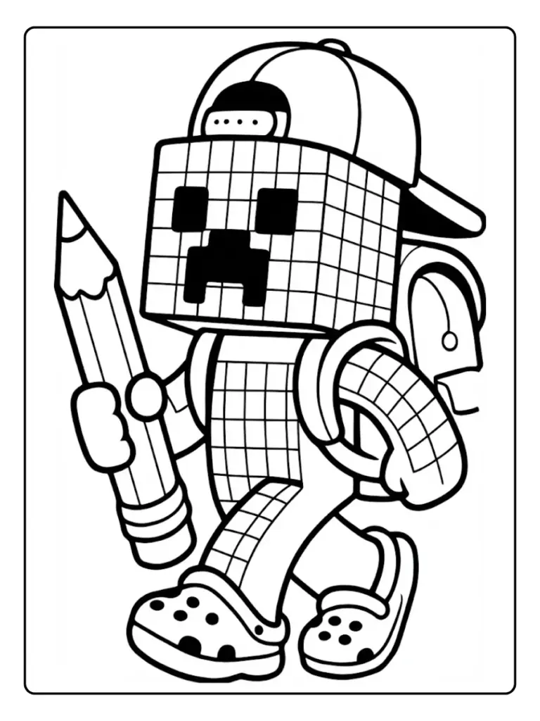 Disegni di Minecraft da Colorare (3)