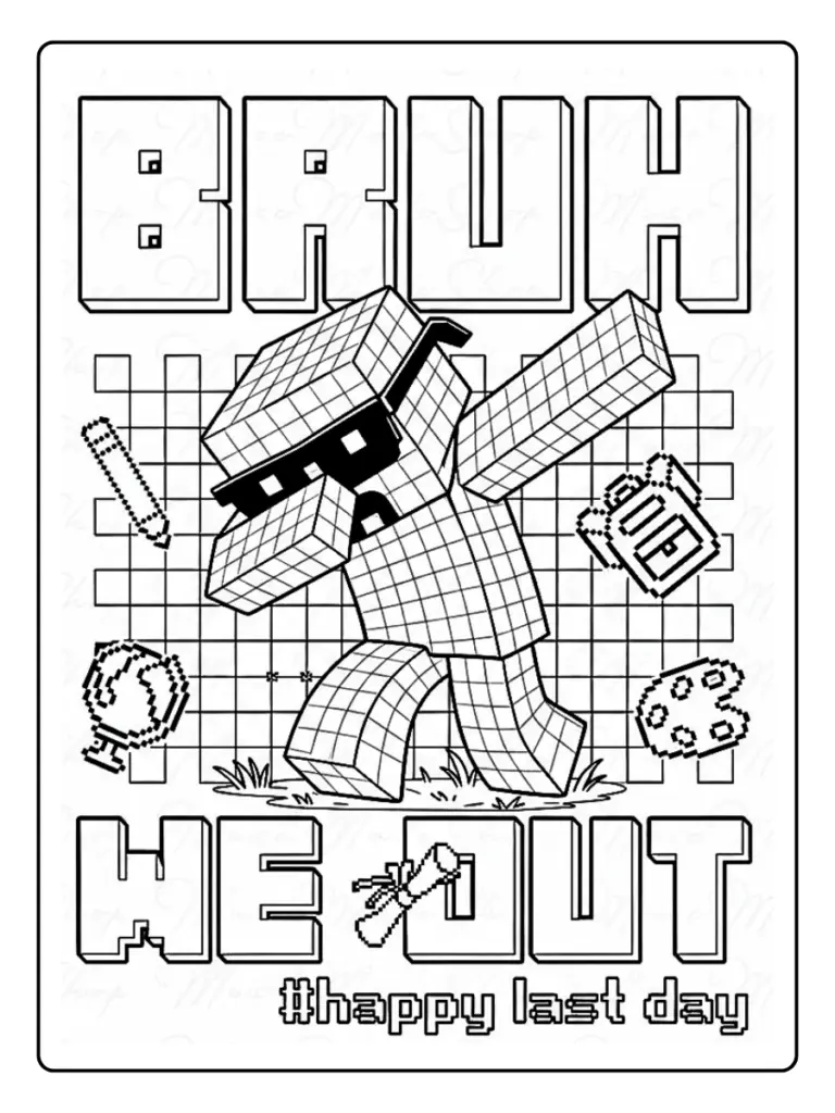 Disegni di Minecraft da Colorare (5)